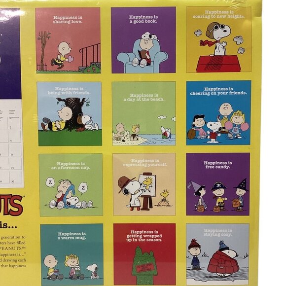 Peanuts 2021 16-Month Calendar & 120 Stickers Featuring Snoopy & Charlie Brown - Picture 5 of 6